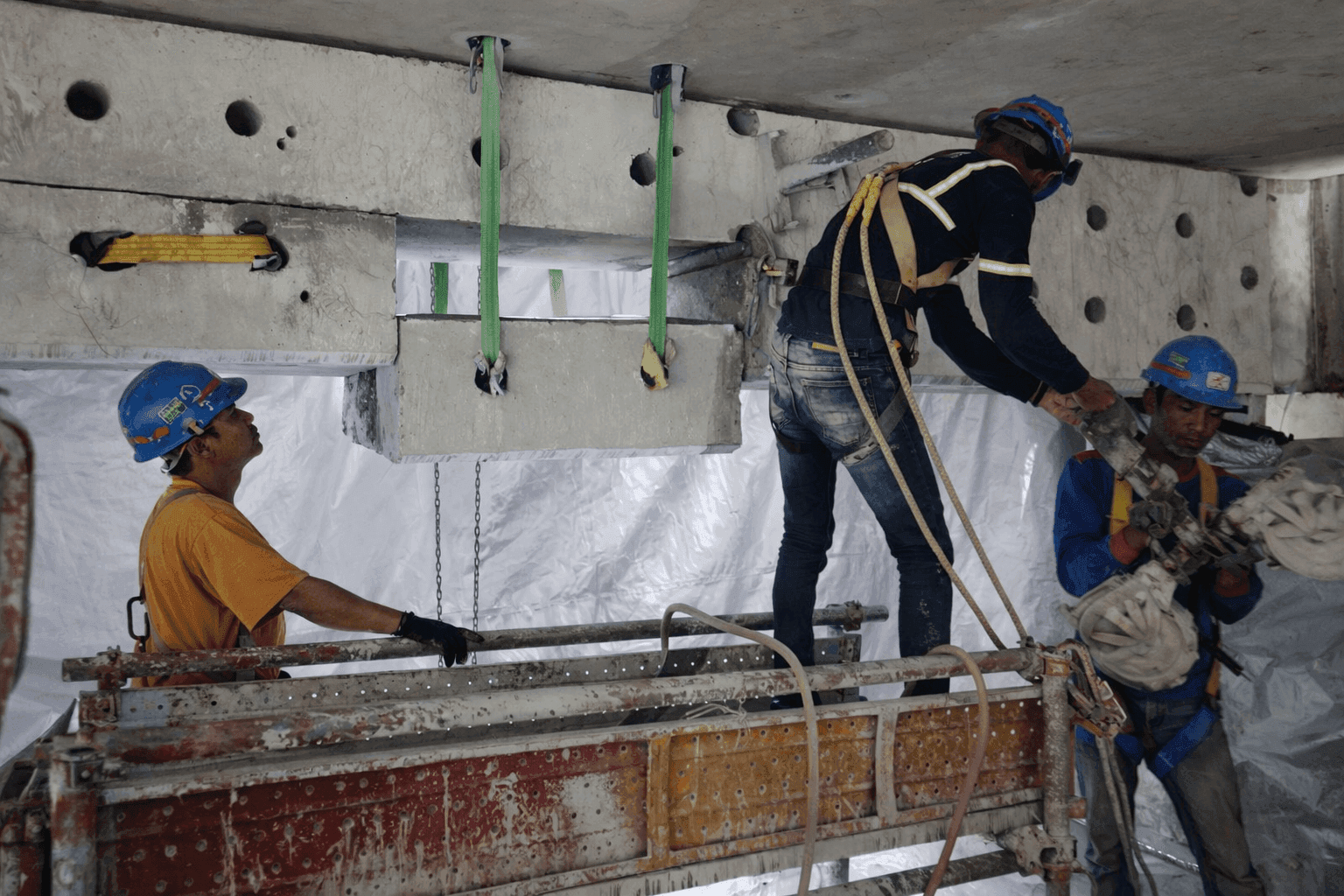 Cutting Concrete Removal & Making Floor Opening of Existing Concrete of BM-1